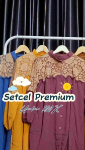 TERLARIS SETELAN CELANA KRINGKEL SETCEL MIX BRUKAT