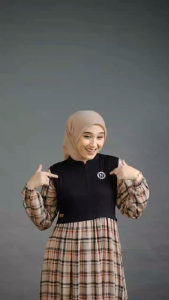 IRIANEE Dress by Nadheera Luxury Gamis Dress wanita Muslim busui wudhu friendly Rayon premium