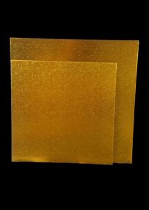 12X12 inches SQUARE CAKE BAORD GOLD (2.5mm THICKNESS)