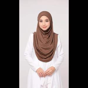 TUDUNG INSTANT CELINA GLAZED COTTON CUBE TEXTURED SARUNG IRONLESS NEW ARRIVAL