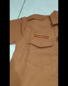 HEPI baju Pramuka SD laki-laki lengan pendek seragam sekolah