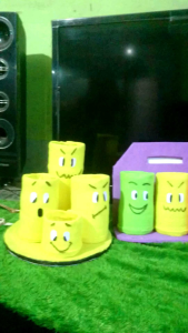 CELENGAN unik PRAKARYA dari botol bekad