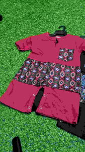 NEW 2024 ROMPER JUMPSUIT BAJU MELAYU BABY LELAKI BERSAMPING RAYA 2024 0-12M