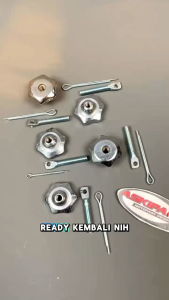 Mur baut kitiran puntiran tutup tangki tengki vespa chrome super sprint vbb px dsb besi alumunium mengkilap murah anti selek kuat grosir eceran