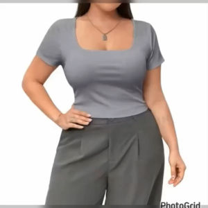 Plus Size Square Neck Top Plus Size Top Square Neck Top Plus Size (Anne)