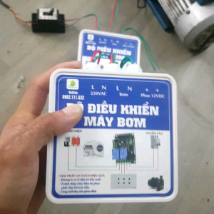 Bộ điều khiển máy bơm nước gia đình [CHỐNG GIẬT]: cấp điện 12v lên phao điện