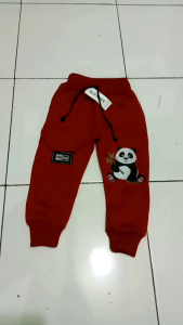 Joger Anak Variasi Motip PANDA Lucu Usia 1-8 Tahun Laki-laki/Perempuan bahan fleece premium berkualitas