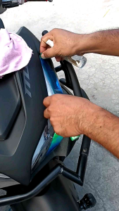 Aerox 155 V2 Kilay tint/PLAIN BLUE