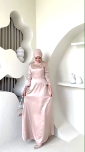 Fuji dress - gaun pesta muslimah - gaun untuk lebaran - dress muslimah terbaru