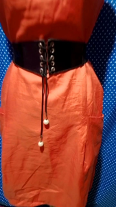 DRESS KUTUNG/SLEEVELESS ORANGE(TALK) 111