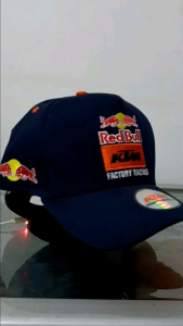 Topi Dewasa Baseball Motif Bordir 3D KTM Racing Quality Premium
