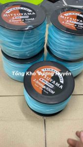 100 Mét Dây Cước Cắt Cỏ Vuông Xanh NHẬT BẢN MITSUYAMA