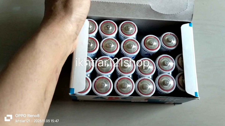 2 Pcs Baterai ABC Ukuran Sedang/Battery ABC Size C R14C 1,5 Volt ...