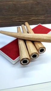 once pipa sedotan kayu setigi laut model segi enam A796