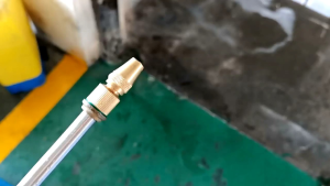 NOZZLE SPRAYER KUNINGAN LURUS 1 LUBANG MIST NOZEL SPUYER STIK ELEKTRIK KRISNASC