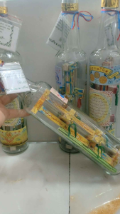 antik puter gling botol kayu panjang