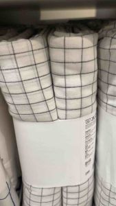 ÅKERFIBBLA อัวเกฟิบบลา ปลอกผ้านวม+ปลอกหมอน 2 ใบ ขาว ดำ/ลายตาหมากรุก 240x220/50x80 ซม.