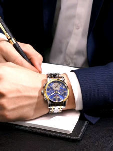VA VA VOOM VA-2453 Fashion Design Jam Tangan Stainless Steel Waterproof Luminous Calendar Quartz Watches