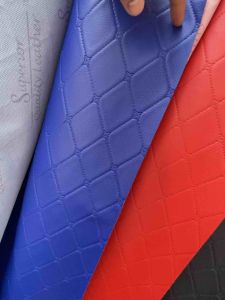 High Quality 3D Diamond Leather 140cm x 90cm / for Seatcover at Upholstery Supply DIY Continues Cut