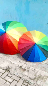 Payung Dewasa 16 Jari Pelangi JUMBO: Tips & Kelebihan