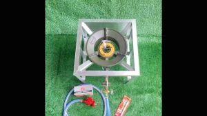 ชุดเตาเร่งKB5Gmaxขาเตา40x40x40ซม.แบบมีบังลม+อุปกรณ์ครบชุดพร้อมใช้งานชุดเตา เตาเร่ง เตาแม่ค้า ขาเตา เตาฟู่ ครบชุด