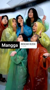 JAS HUJAN PLASTIK PONCO MERK SINGA