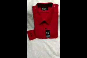 Wendya.T Kemeja Formal Reguler Warna MERAH CABE ✓Kemeja Pria Polos Lengan Panjang