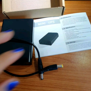 Mini ups 12/2a แบตเตอรี่กล่อง 12V UPS แหล่งจ่ายไฟสำหรับไฟ LED WIFI Router Universal DIY 3x18650