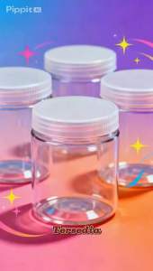 Toples plastik 800ml ISI 6 PCS • Toples hexagonal • Toples anti pecah • Toples bening • Toples tabung • Wadah makanan • Toples kue kering • Toples kemasan snack • Toples bumbu • Toples isi 6 • Toples tebal