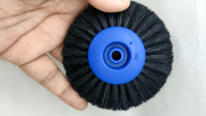 sikat hitam dental untuk poles gigi palsu acrylic valplast