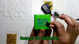 Baterai DOBEL POWER JS HIJAU mainan anak RC 4X 14500 9000mAh 3.6V~4.8V + CHARGER Soket HITAM 2PIN AWET TAHAN LAMA