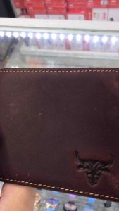 Original Rush Rider Mens Genuine Leather Short Ziparound Bi-Fold Wallet (Premium Quality)
