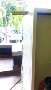 Box panel Free standing 180x80x60 2mm