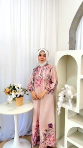 gamis bahan coco nichi premium