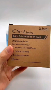 HITI Color Ribbon (ID Card Printer Ribbon) - CS200e - YMCKO 400 Images - Garansi 100℅ Original