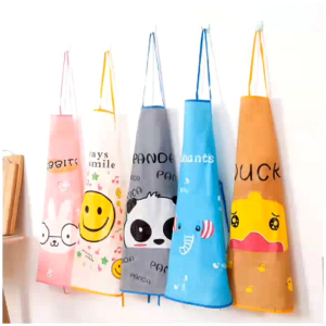 Apron Celemek Karakter Anti Minyak Masak Lukis Waterproof
