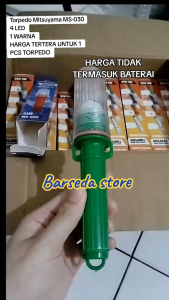Lampu Sinyal Model Torpedo Nelayan 4 LED 1 Warna Single colour Berkedip Mitsuyama MS-030