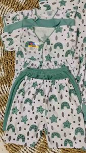 Seri Sage DM - 18 PCS / 9 Stel Baju Bayi 0-3 Bulan Paket Lahiran Setelan Baju Bayi Celana Baby - DM Baby