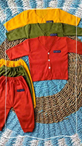 6 Pcs 3 Set Baju Bayi celana panjang Celana Bayi Setelan Bayi Baju Bayi Newborn Baju Bayi Baru Lahir