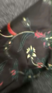 Kemeja Batik Lengan Panjang Hitam Casual Elegan Murah Bahan Halus dan Lembut