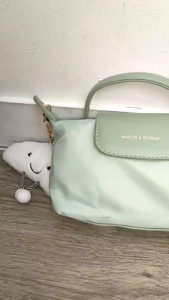 Tas Handbag Selempang Mini Fashion Wanita Lucu Cantik Gantungan Cloud Doll Import Terbaru