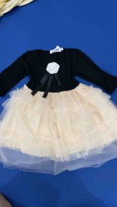 10-30kg- Váy đầm bé gái Thu đông dài tay- váy công chúa bồng bềnh