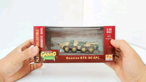 Russian BTR-80 APC Tank 1/72 Easy Model Display Model