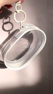 Kotak / Pouch Penyimpanan Kabel Data Bening / Tas Penyimpanan Headset / Tas Penyimpanan Serbaguna