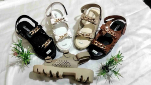 sandal wedges wanita kekinian korean style terlaris BE-01#realpick100%#COD