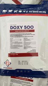 1 Gói Doxy500 100g chuyên phòng và giải quyết các vấn đề về hô hấp hen suyễn khẹc vảy mỏ ho khan trên gà ngan vịt và gia súc