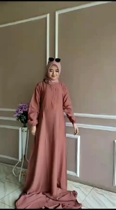 GAMIS POLO LINEN / GAMIS ROMPI / POLO LINEN / VARIASI KANCING TIGA / GAMIS ROMPI PANJANG