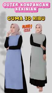 Outer Kondangan Crinkle Airflow / Outer Wanita Terbaru Kekinian