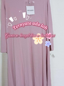 MIDI DRESS WANITA MUSLIM LEBARAN BY KUYIFEI BUSUI LENGAN INARA