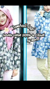 Setelan Celana Wanita Muslim Katun By Moda